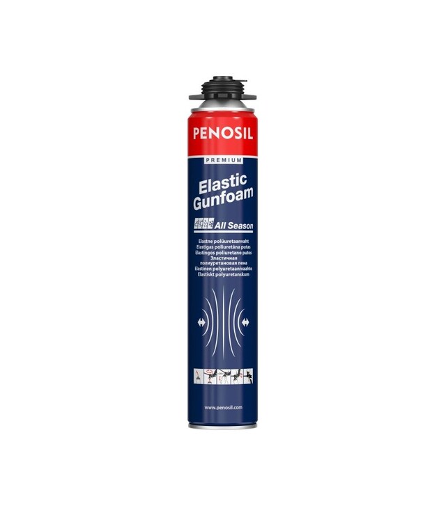 Пена монтажная пистолетная Penosil Premium Elastic Gunfoam, 745 мл