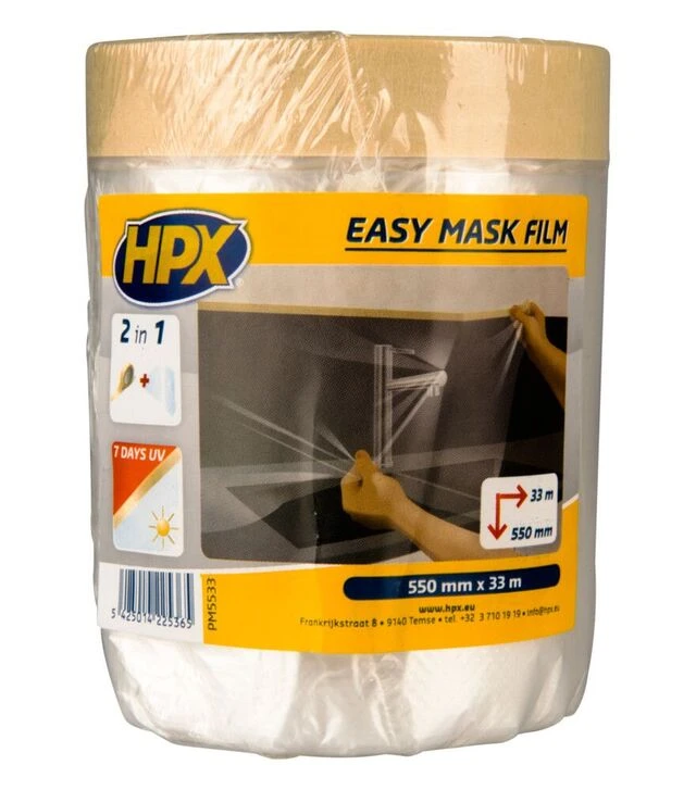 Пленка защитная Easy Mask Film, 550 мм Прозрачная, 33 м