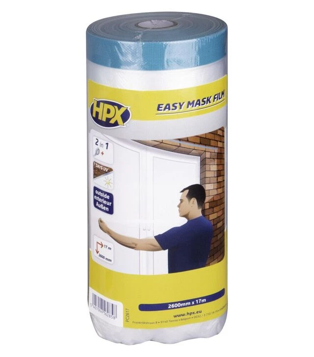 Пленка защитная Easy Mask Outdoor, 2600 мм Прозрачная, 17 м