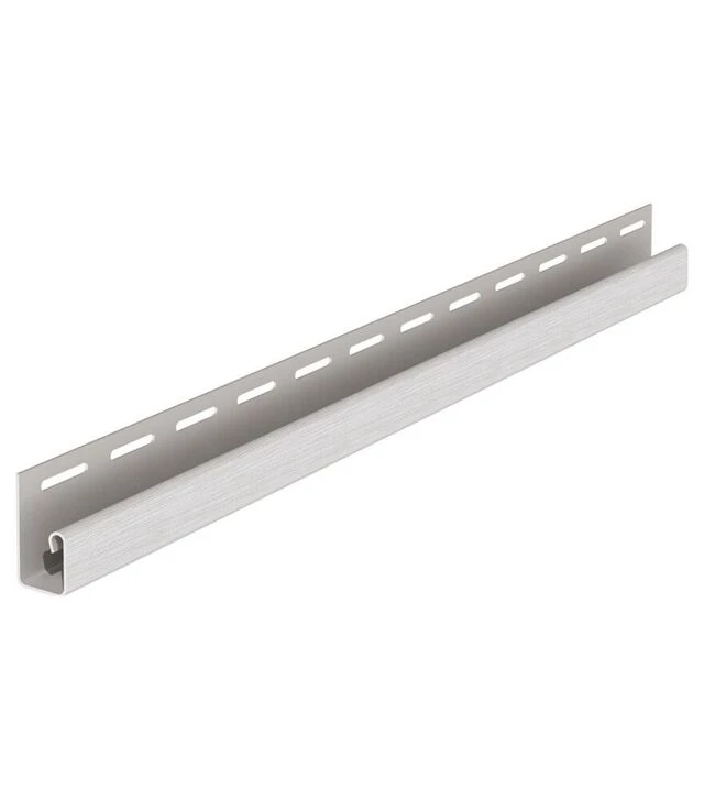 Планка FaSiding Vifront «J-Trim», Светло-серая, 3,5 м, 10 шт
