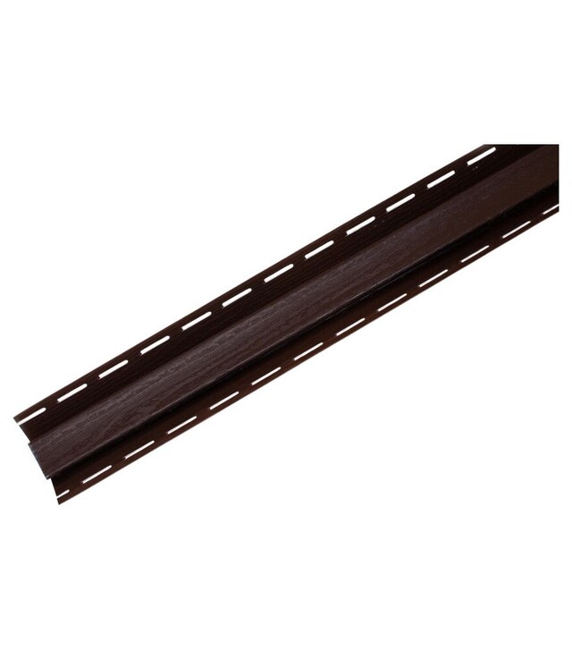 Планка FaSiding Standard/Blockhouse «Внутрішній кут», Коричневий, 10 шт