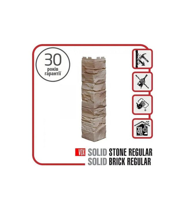 Планка VOX Solid Stone «Зовнішній кут», Umbria, 0,42 м