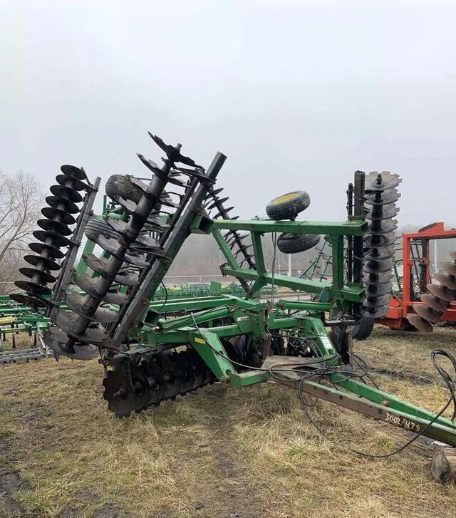 Борона дисковая John Deere 637, 9 м, б/у