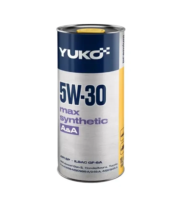 Моторна олива Yuko MAX SYNTHETIC A&A 5W-30, 1 л