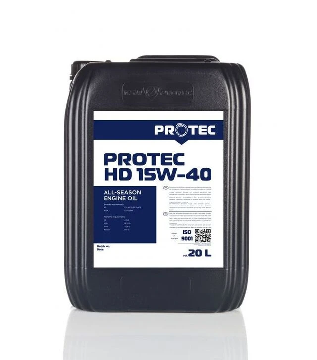 Олива моторна HD 15W-40 PROTEC, 20 л