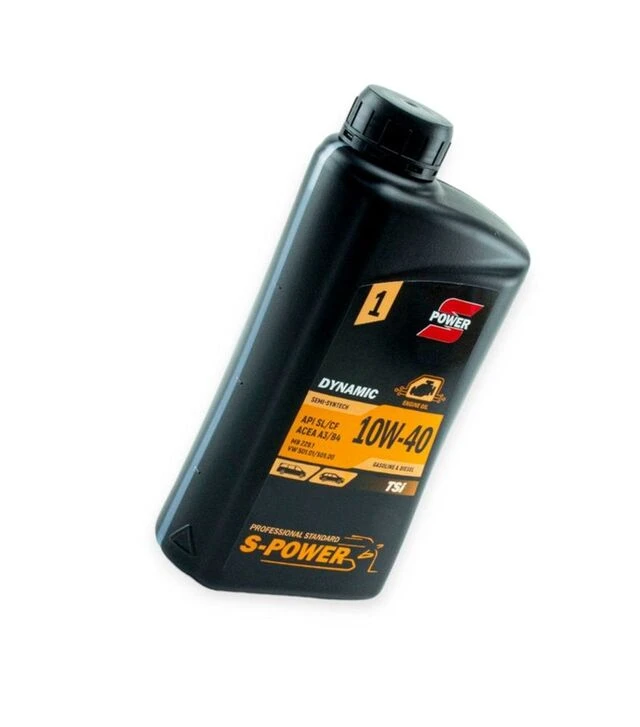 Олива моторна S-POWER DYNAMIC TSI 10W-40 S-POWER, 1 л