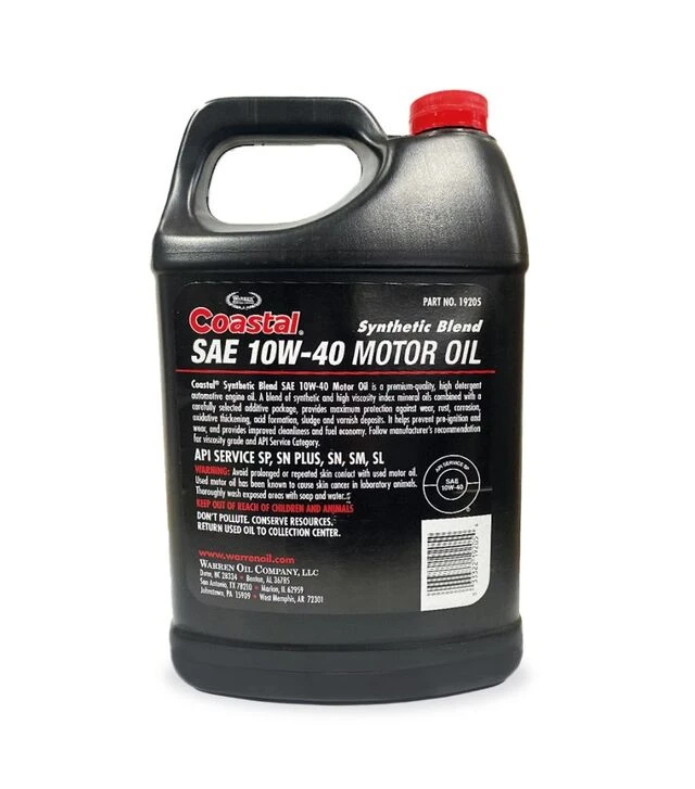 Моторное масло Coastal Synthetic Blend 10W40, 6/1 GL, 3,78 л