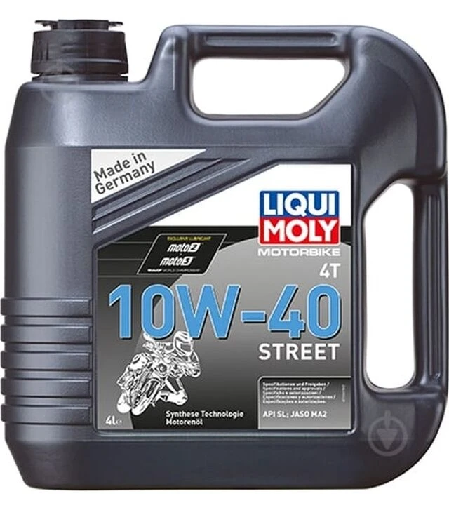 Моторна олива Liqui Moly Motorbike 4T напівсинтетична, 4 л