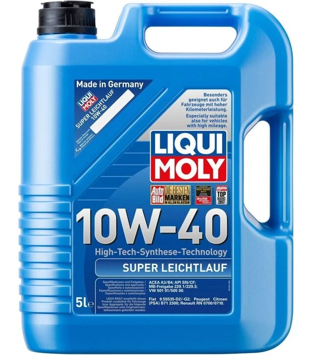 Моторна олива Liqui Moly Super Leichtlauf 10W-40, 5 л