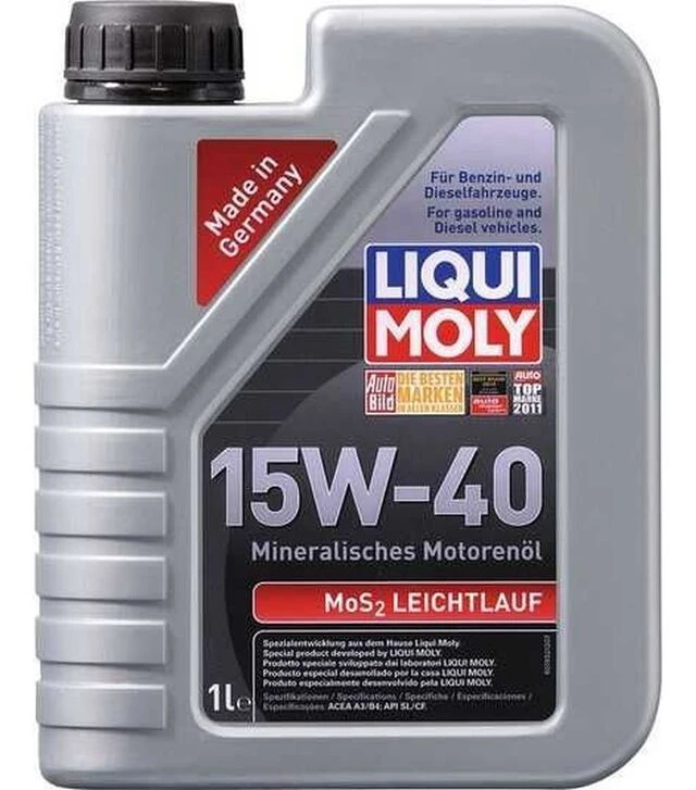 Моторна олива Liqui Moly Mos2 Leichtlauf 15W-40, 1 л