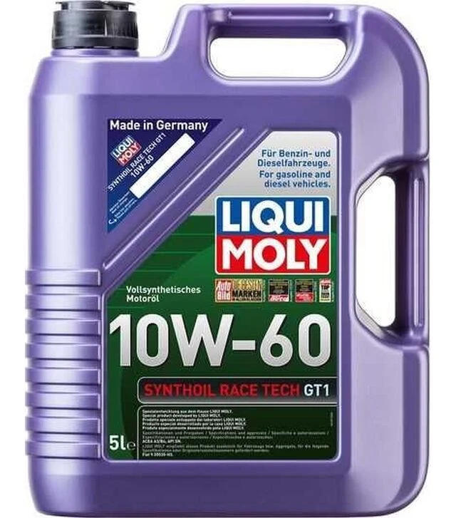 Моторное масло Liqui Moly Synthoil Race Tech GT1 10W-60, 5 л