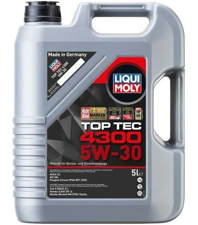 Моторное масло Liqui Moly Top Tec 4300 5W-30, 5 л