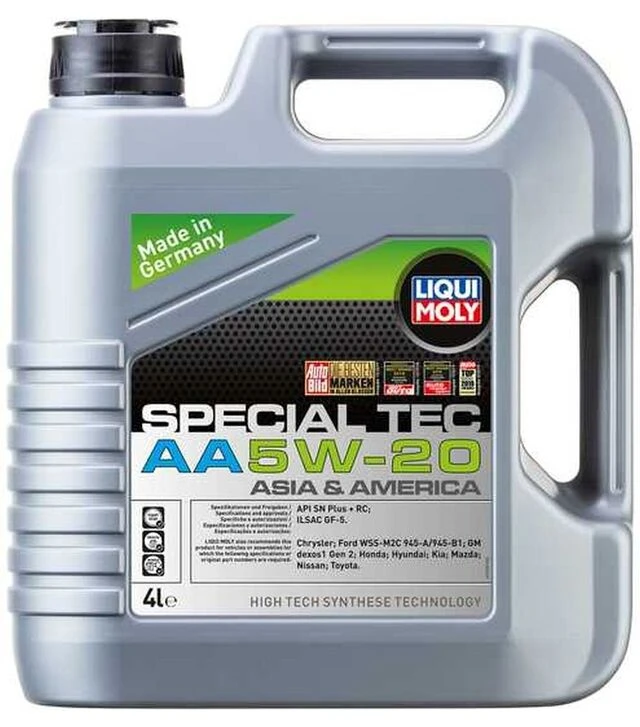 Моторное масло Liqui Moly Special Tec AA 5W-20, 4 л