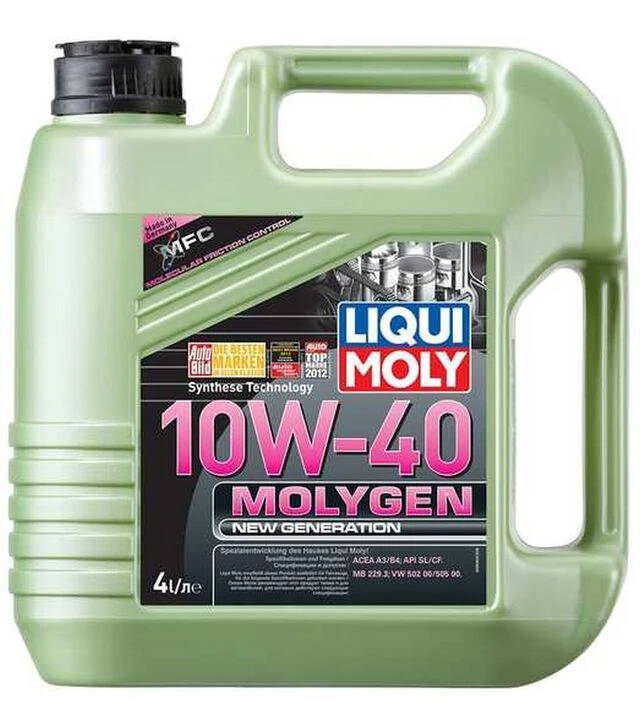 Моторное масло Liqui Moly Molygen New Generation 10W-40, 4 л