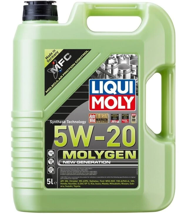 Моторное масло Liqui Moly Molygen New Generation 5W-20, 5 л