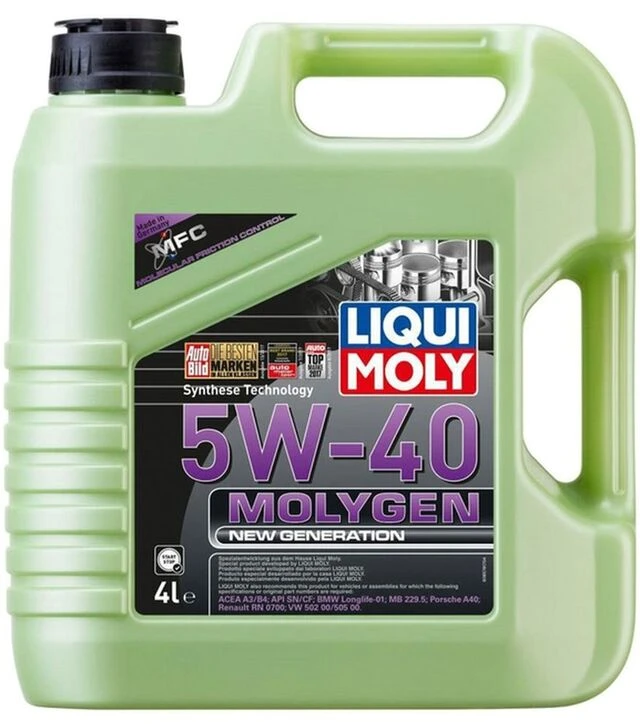 Моторное масло Liqui Moly Molygen New Generation 5W-40, 4 л