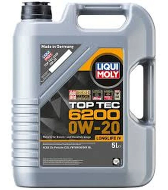 Моторное масло Liqui Moly Top Tec 6200 0W-20, 5 л