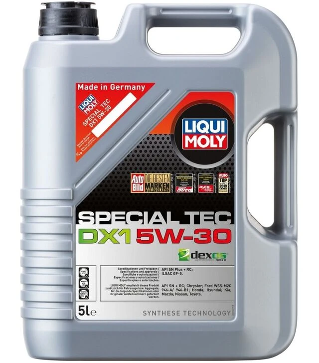 Моторное масло Liqui Moly Special Tec DX1 5W-30, 5 л