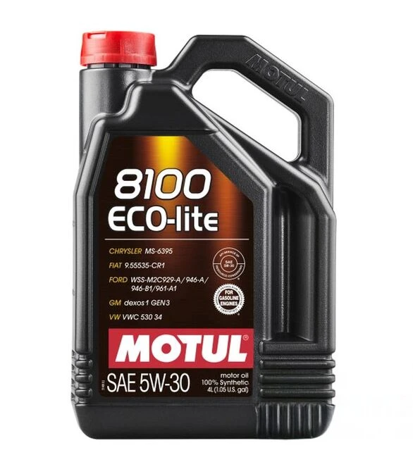 Моторное масло Motul 8100 Eco-lite 5W-30, 4 л