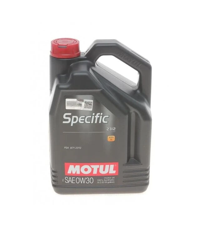 Моторное масло Motul 2312 Specific 0W-30, 5 л