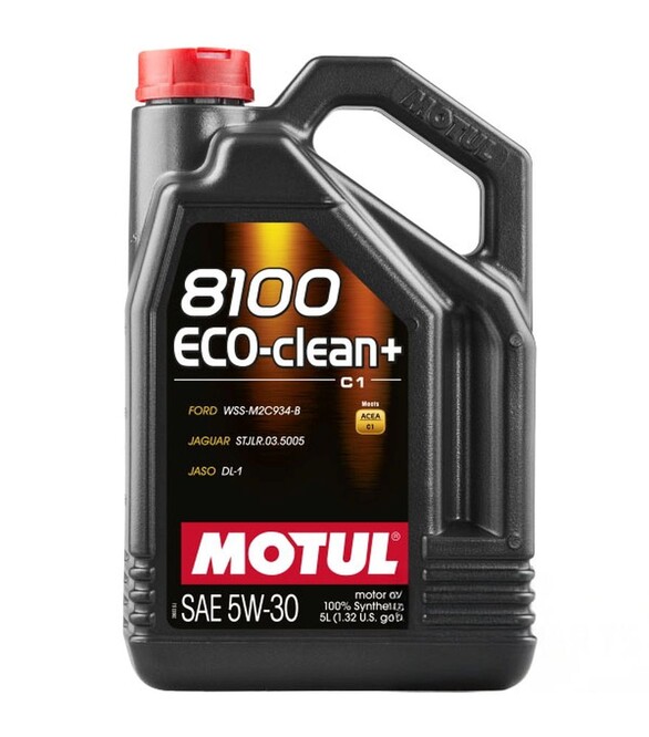Моторное масло Motul 8100 Eco-clean+ 5W-30, 5 л