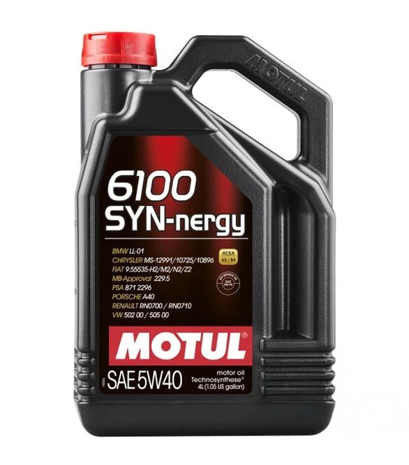Моторное масло Motul 6100 Syn-nergy 5W-40, 4 л