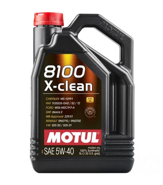 Моторное масло Motul 8100 X-clean 5W-40, 5 л