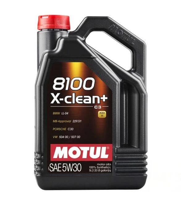 Моторна олива Motul 8100 X-clean+ 5W-30, 5 л