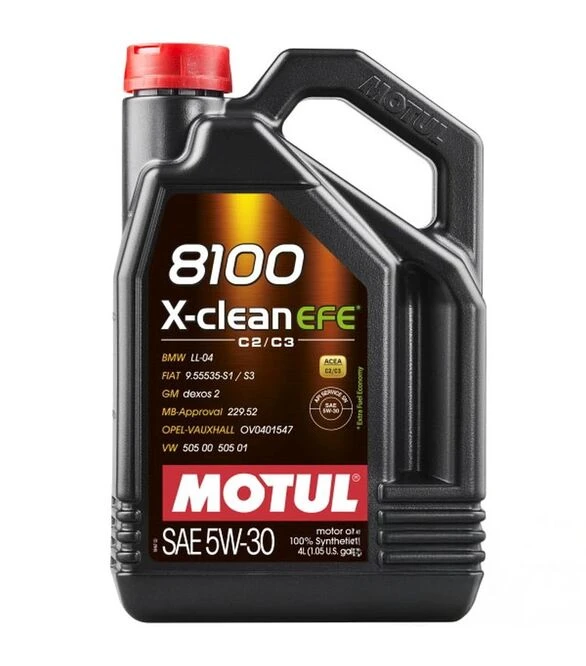 Моторное масло Motul 8100 X-clean EFE 5W-30, 4 л