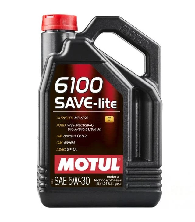 Моторное масло Motul 6100 Save-Lite 5W-30, 4 л