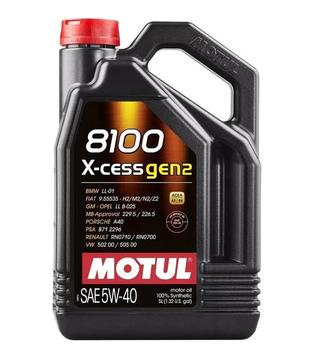 Моторное масло Motul 8100 X-cess 5W-40, 5 л