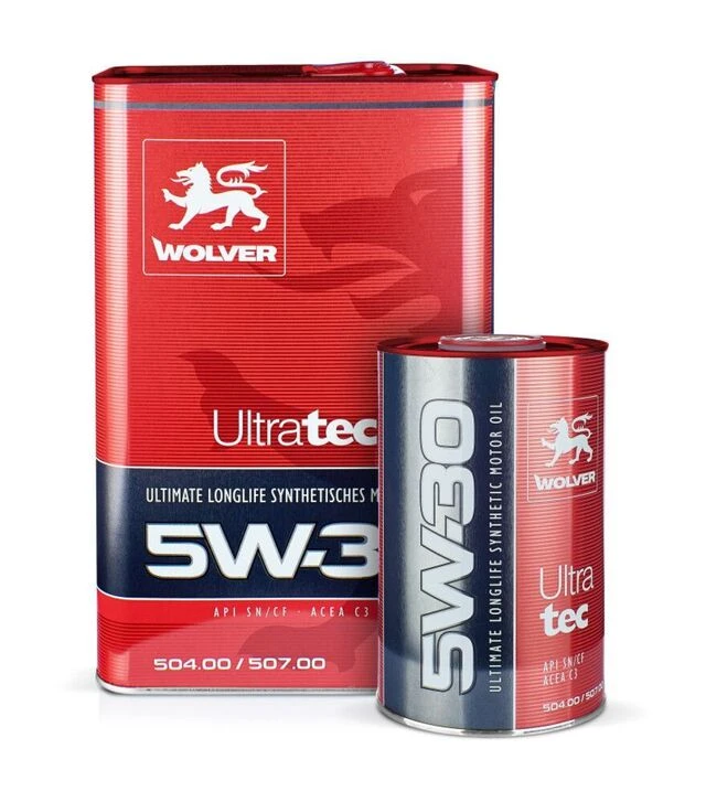 Моторное масло WOLVER ULTRATEC C3 5W-30, 4 л
