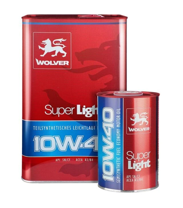 Моторное масло WOLVER SUPER LIGHT 10W-40, 5 л