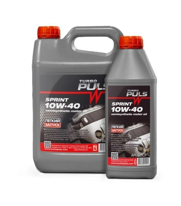 Моторное масло TURBO PULS SPRINT 10W-40 API SL/CF, 4 л