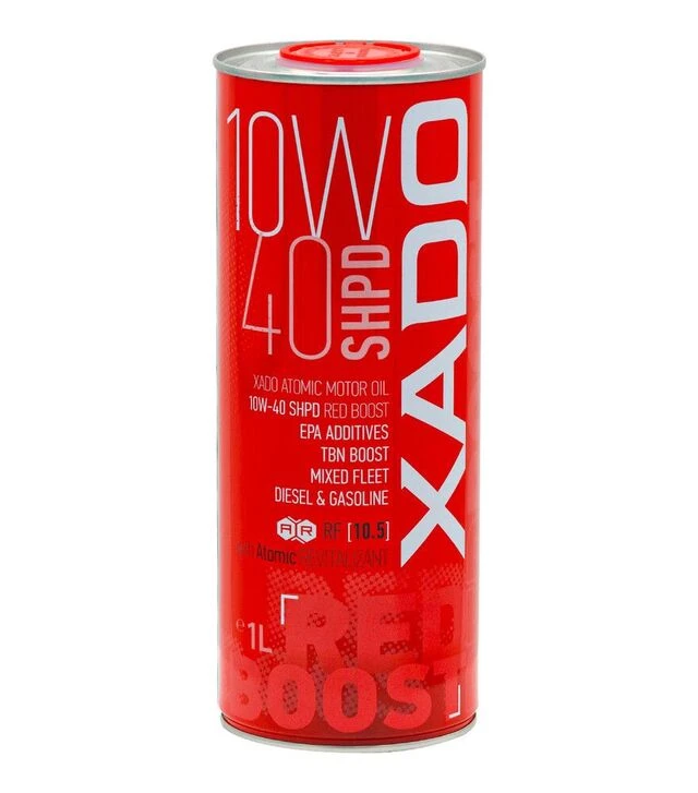 Моторна олива XADO Atomic Oil Red Boost 10W-40 SHPD, 60 л