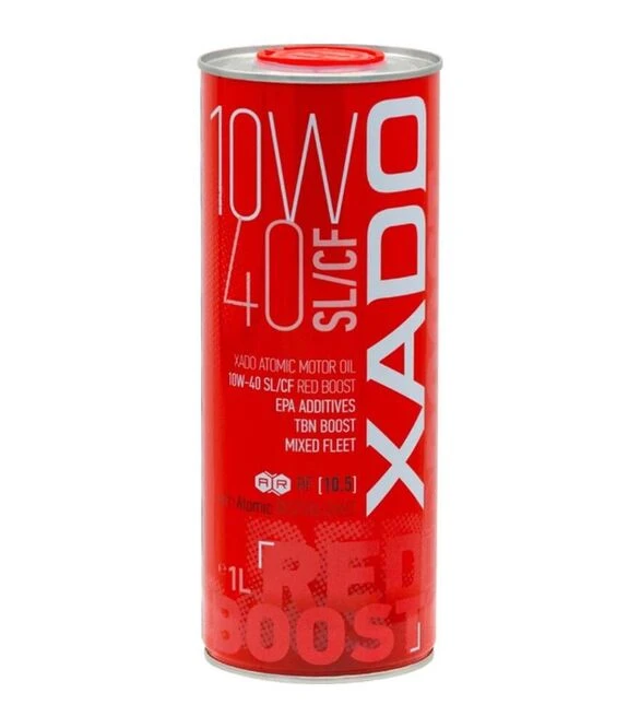 Моторна олива XADO Atomic Oil Red Boost 10W-40, SL/CF, 1 л