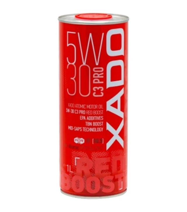 Моторна олива XADO Atomic Oil Red Boost 5W-30 C3 Pro, 1 л