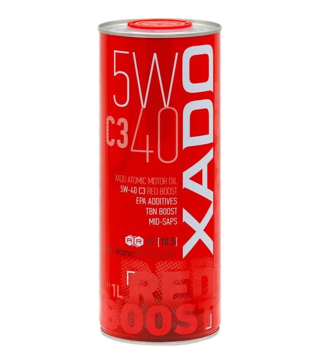 Моторна олива XADO Atomic Oil Red Boost 5W-40 C3, 1 л