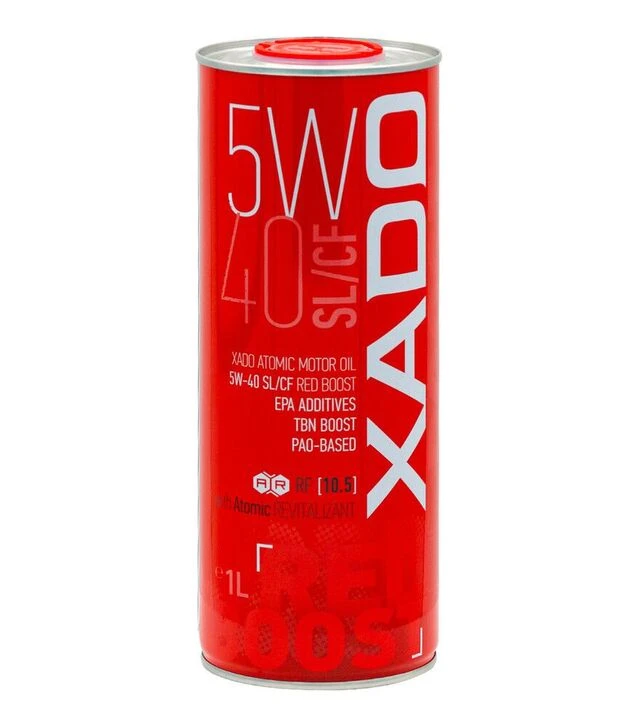 Моторна олива XADO Atomic Oil Red Boost 5W-40, SL/CF, 60 л