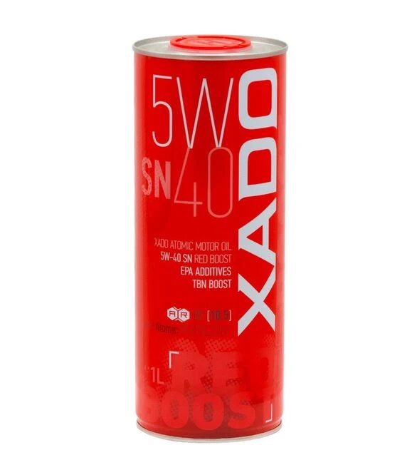 Моторна олива XADO Atomic Oil Red Boost 5W-40 SN, 1 л