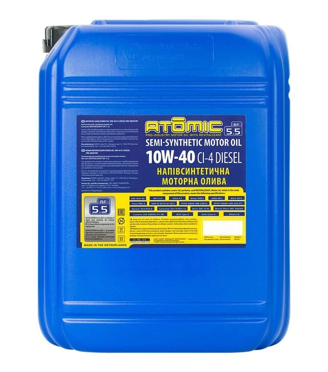 Моторна олива XADO Atomic Oil Diesel Pro-industry 10W-40 CI-4, 20 л