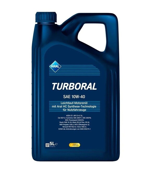 Моторна олива Aral Turboral 10W-40, 5 л