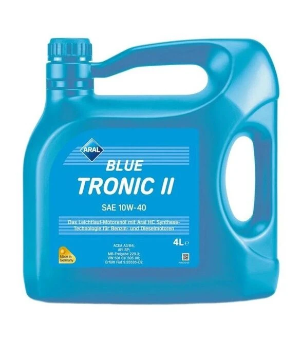 Моторное масло Aral BlueTronic II 10W-40, 4 л