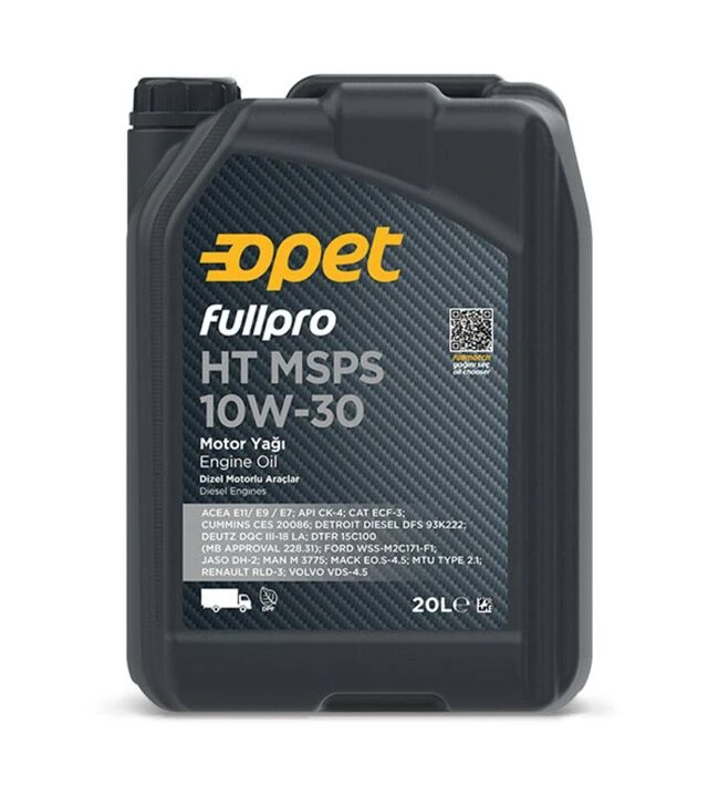 Моторна олива Opet Fullpro HT MSPS 10W-30, 20 л