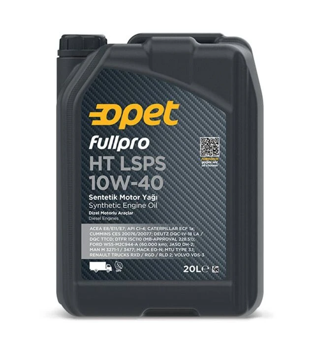 Моторна олива Opet Fullpro HT LSPS 10W-40, 20 л