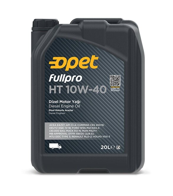 Моторна олива Opet Fullpro HT 10W-40, 20 л