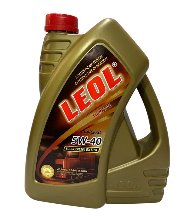 Моторное масло LEOL TURBODIESEL EXTRA, 5W-40, 5 л
