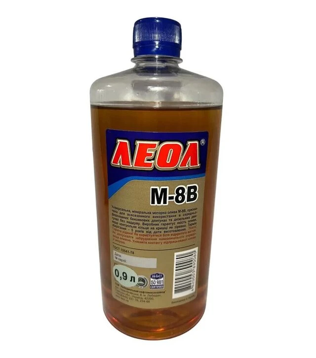 Моторна олива LEOL М8В, 0,9 л