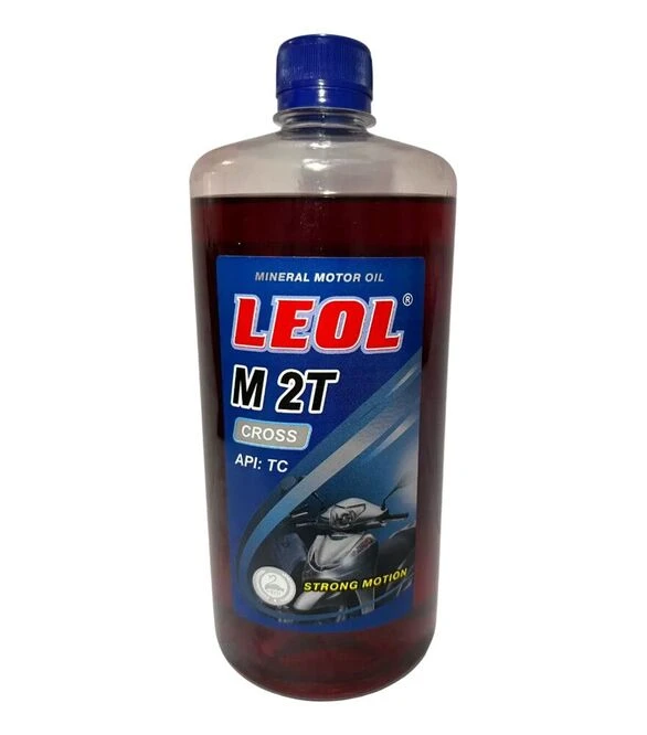 Моторное масло двухтактное LEOL CROSS M 2T, SAE 30, API ТС, 1 л (0,9 л)