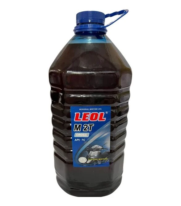 Моторна олива двотактна LEOL CROSS M 2T, SAE 30, API ТС, 5 л (4,8 л)